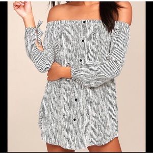 NWT Lulu’s Into The Festival Striped Dress